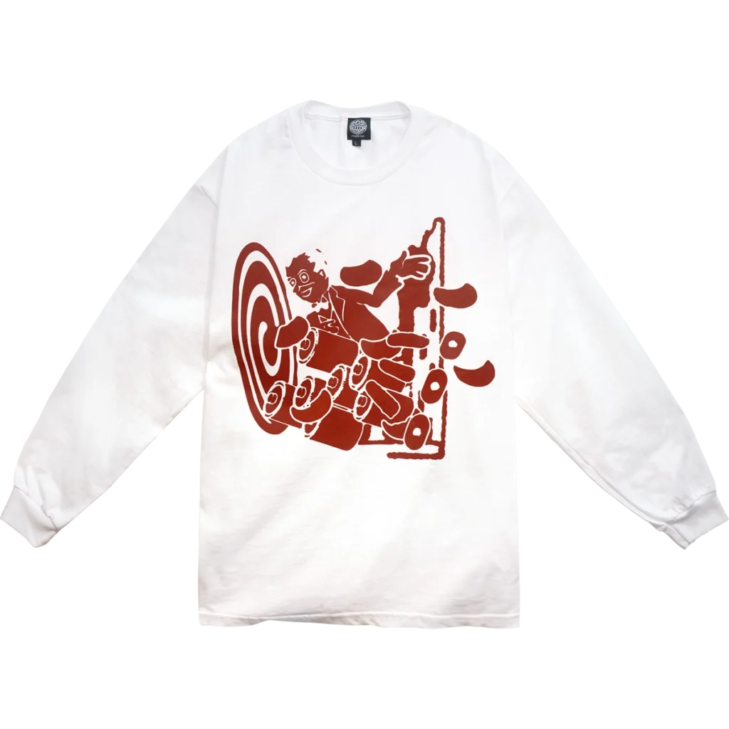 SWIRL ALKALINE LONG SLEEVE T